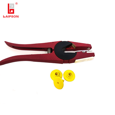 Laipson OEM Basf TPU Custom Visual Yellow Pig Sheep Ear Tag For Farm Identification Marking