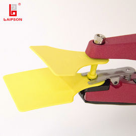 Stainless Aluminium Alloy Ear Tag Applicator Comfortable Handle For Sheep Cattle