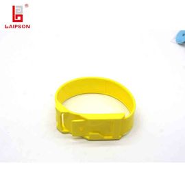 Animal Identification Cow Leg Straps 374*30mm Customized Color Laser Number